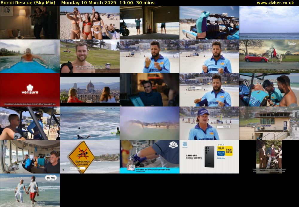 Bondi Rescue (Sky Mix) Monday 10 March 2025 14:00 - 14:30