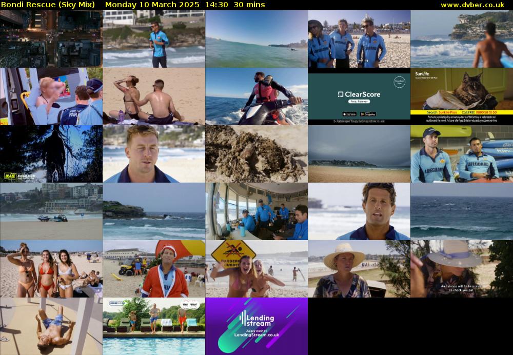 Bondi Rescue (Sky Mix) Monday 10 March 2025 14:30 - 15:00