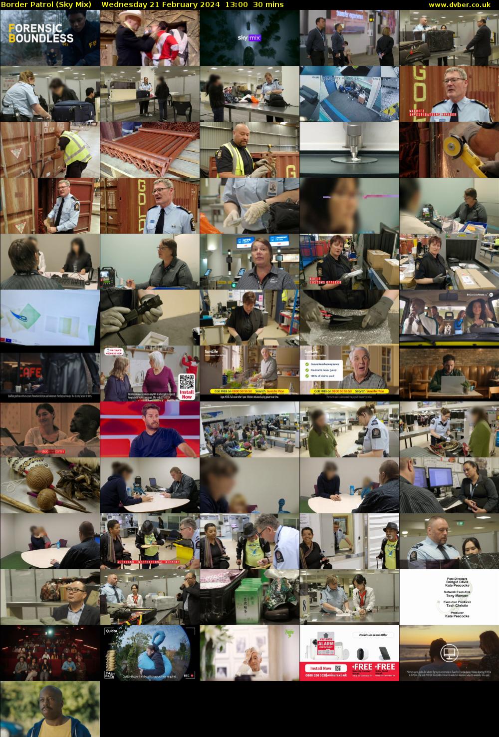 Border Patrol (Sky Mix) Wednesday 21 February 2024 13:00 - 13:30