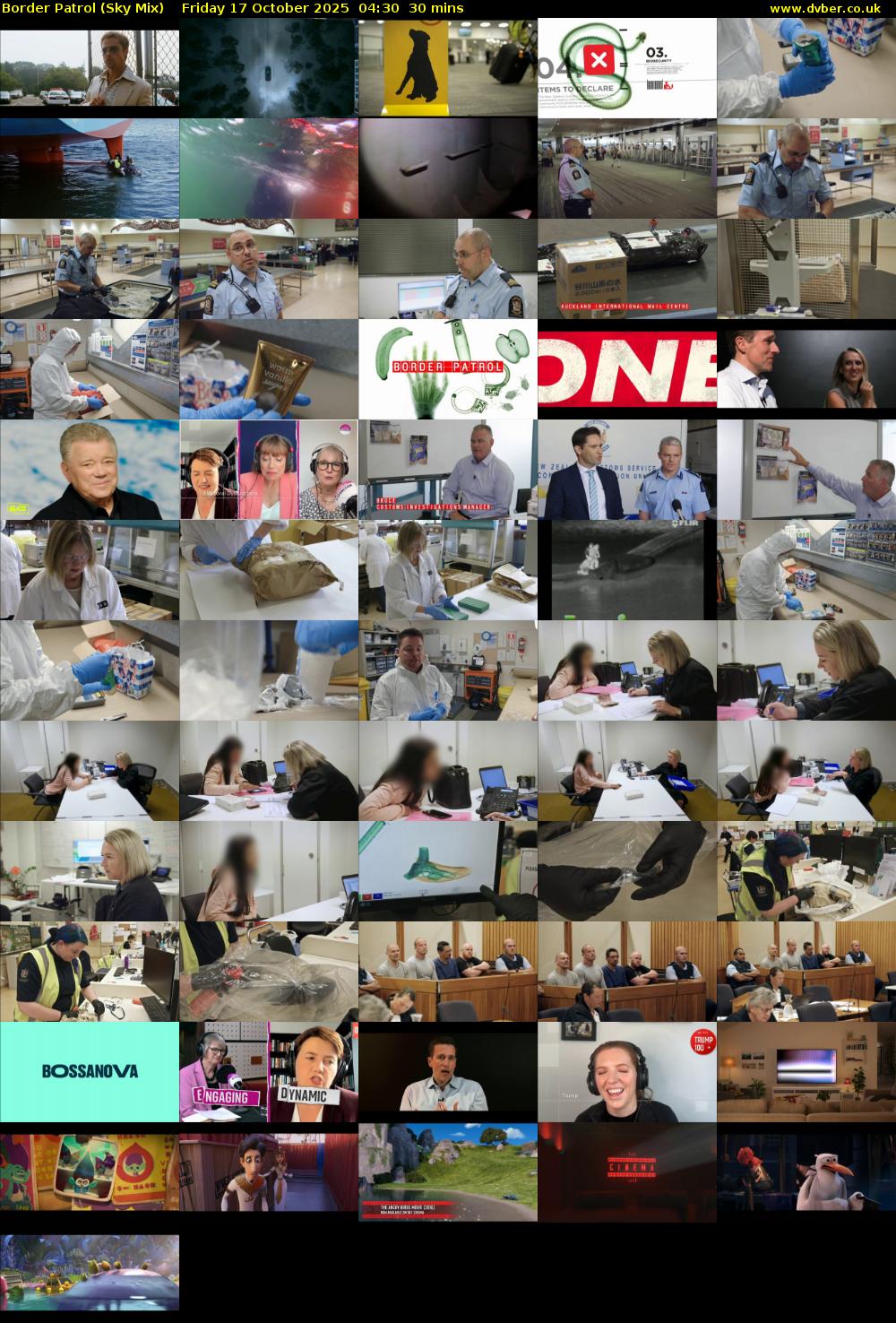 Border Patrol (Sky Mix) Friday 17 October 2025 04:30 - 05:00