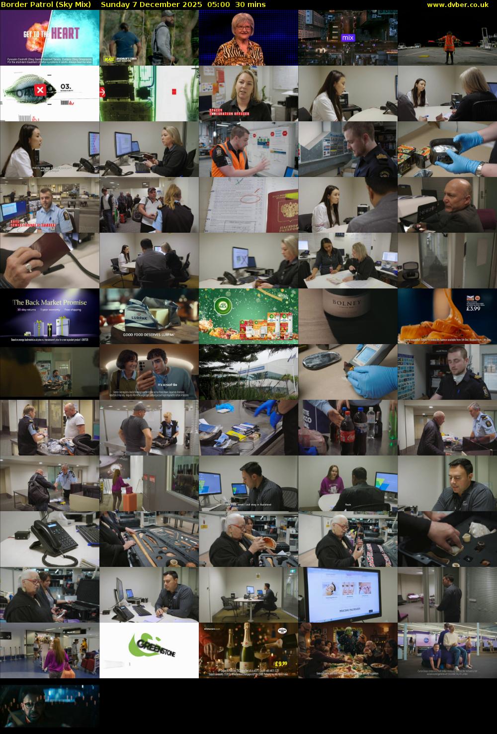 Border Patrol (Sky Mix) Sunday 7 December 2025 05:00 - 05:30