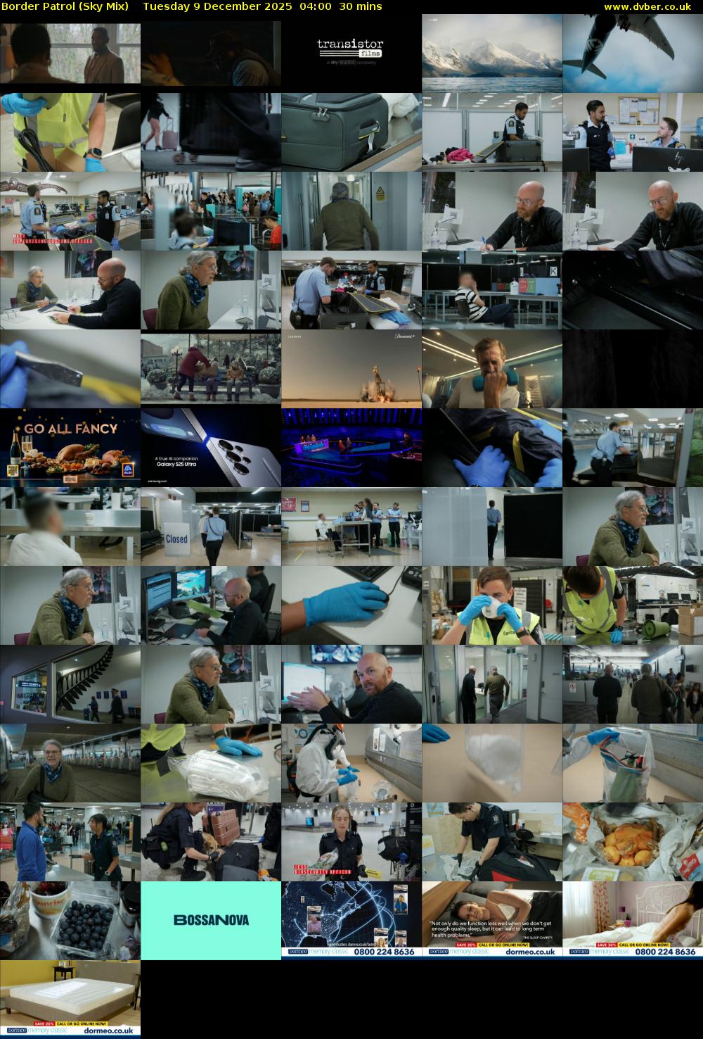 Border Patrol (Sky Mix) Tuesday 9 December 2025 04:00 - 04:30