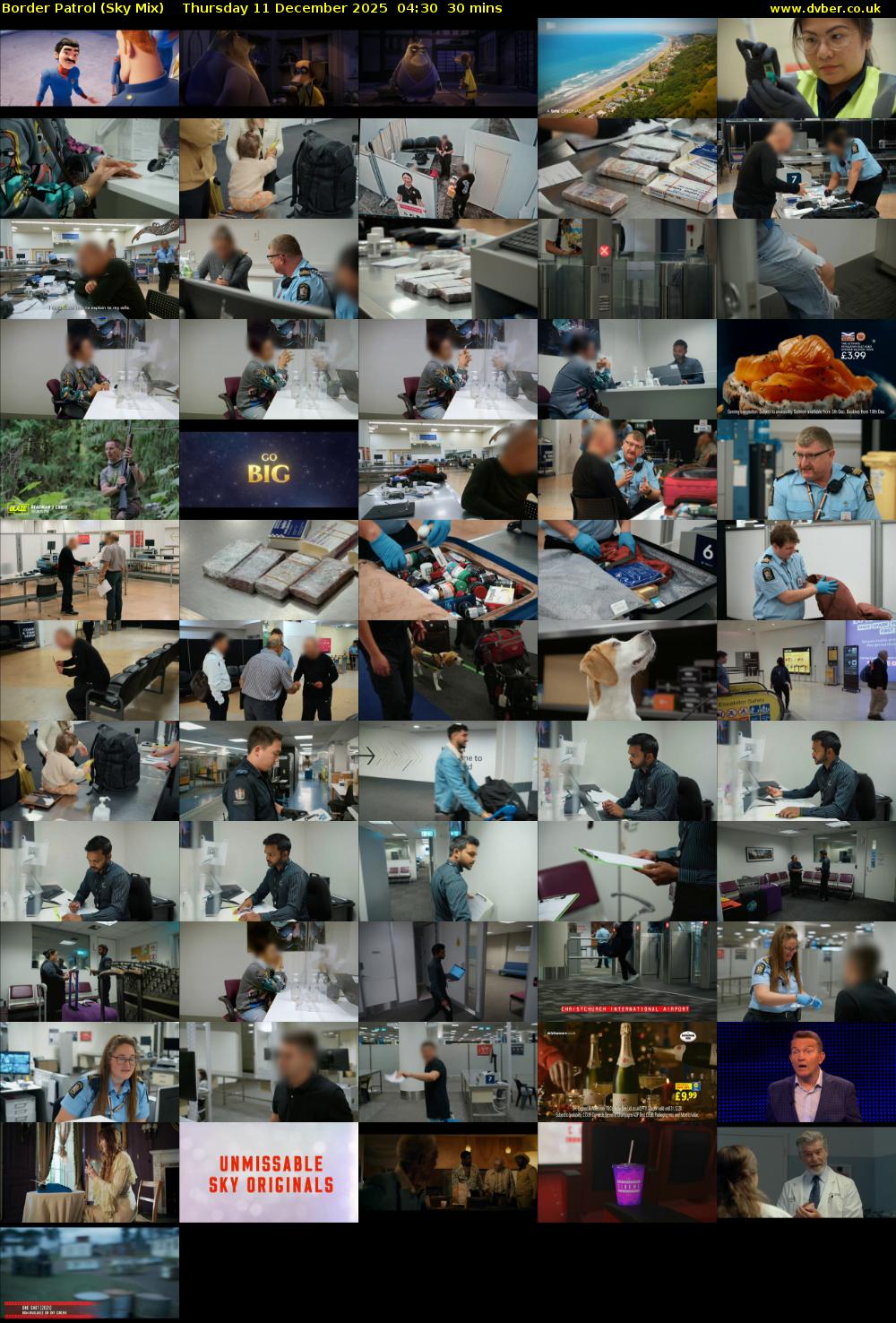 Border Patrol (Sky Mix) Thursday 11 December 2025 04:30 - 05:00