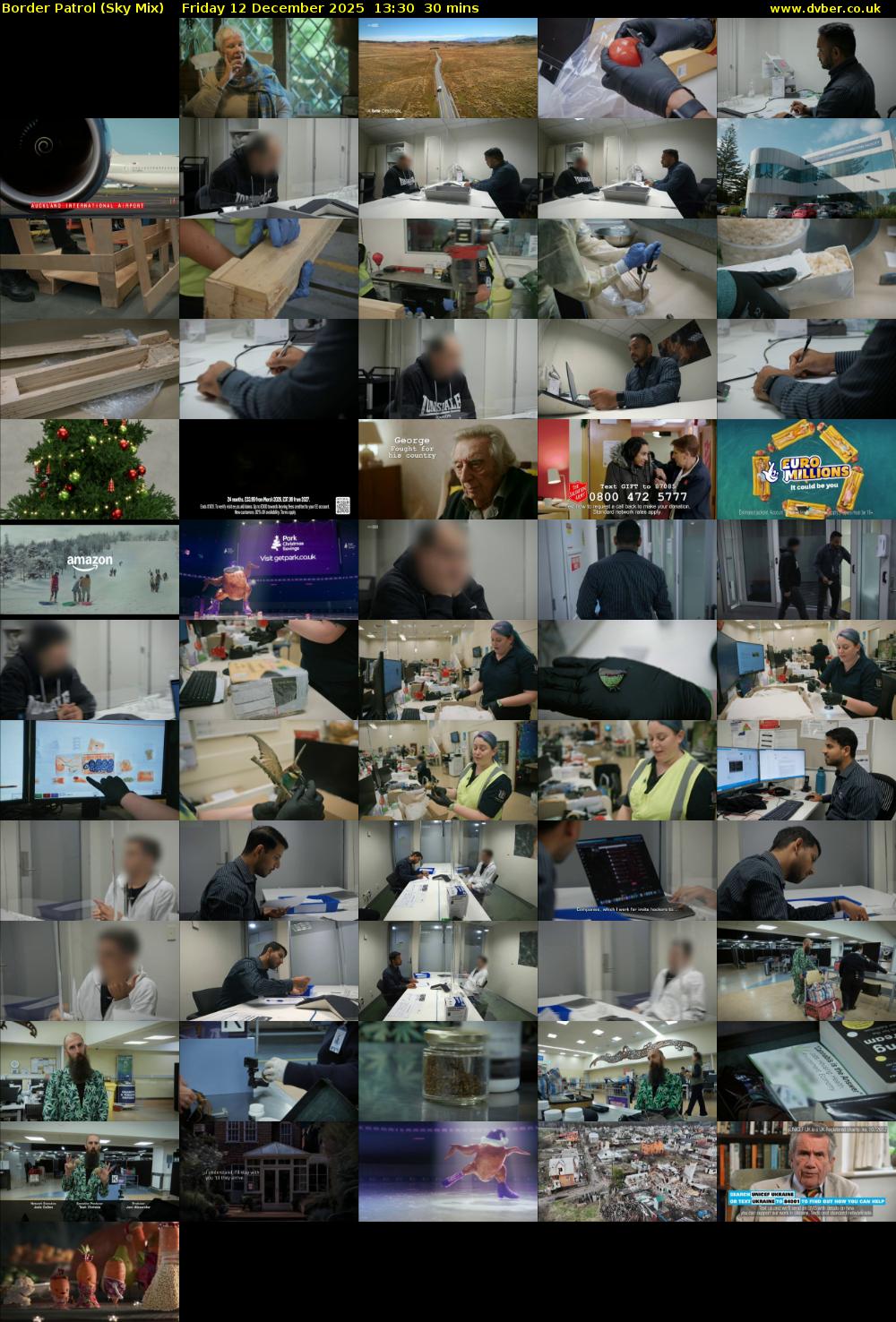 Border Patrol (Sky Mix) Friday 12 December 2025 13:30 - 14:00