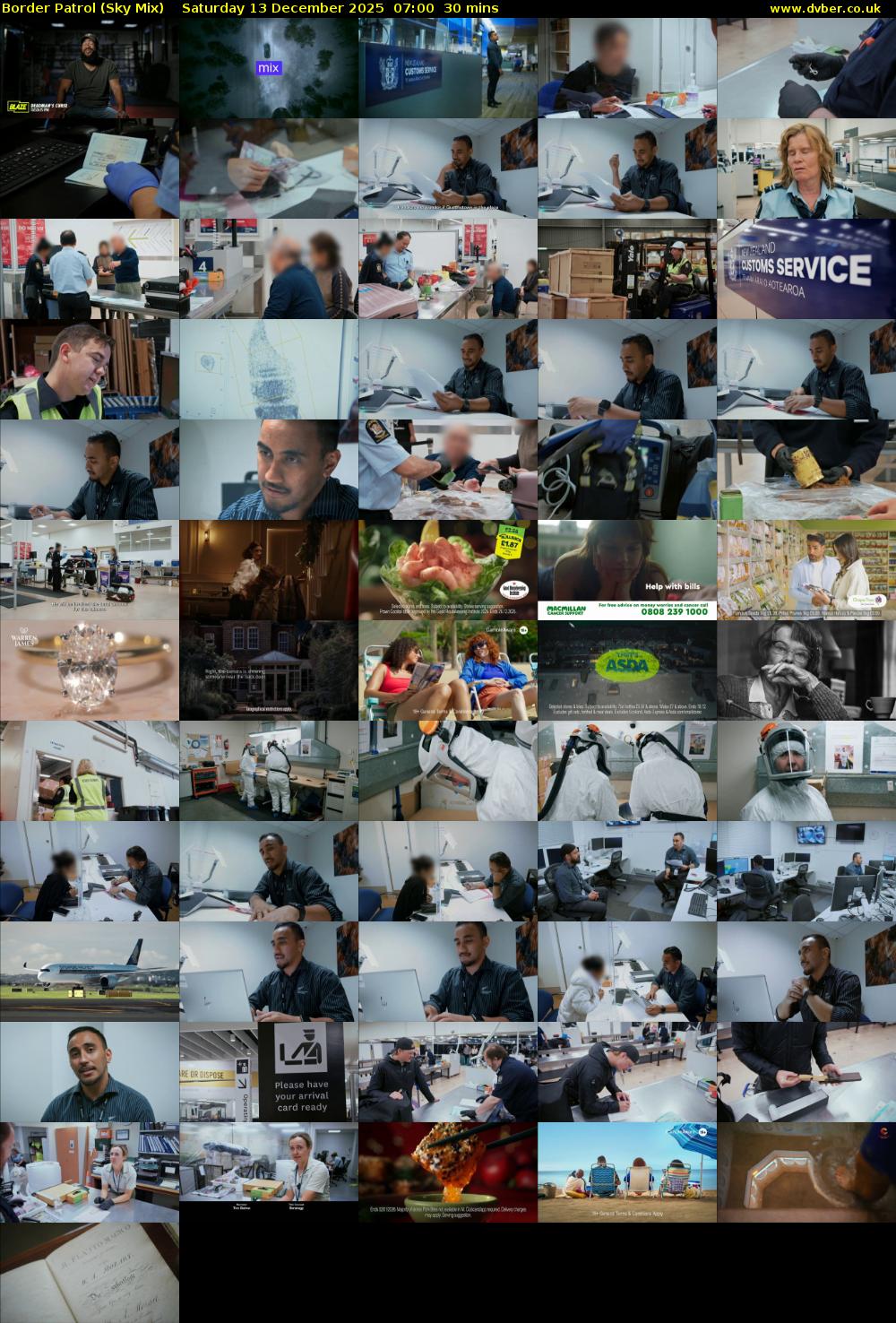 Border Patrol (Sky Mix) Saturday 13 December 2025 07:00 - 07:30
