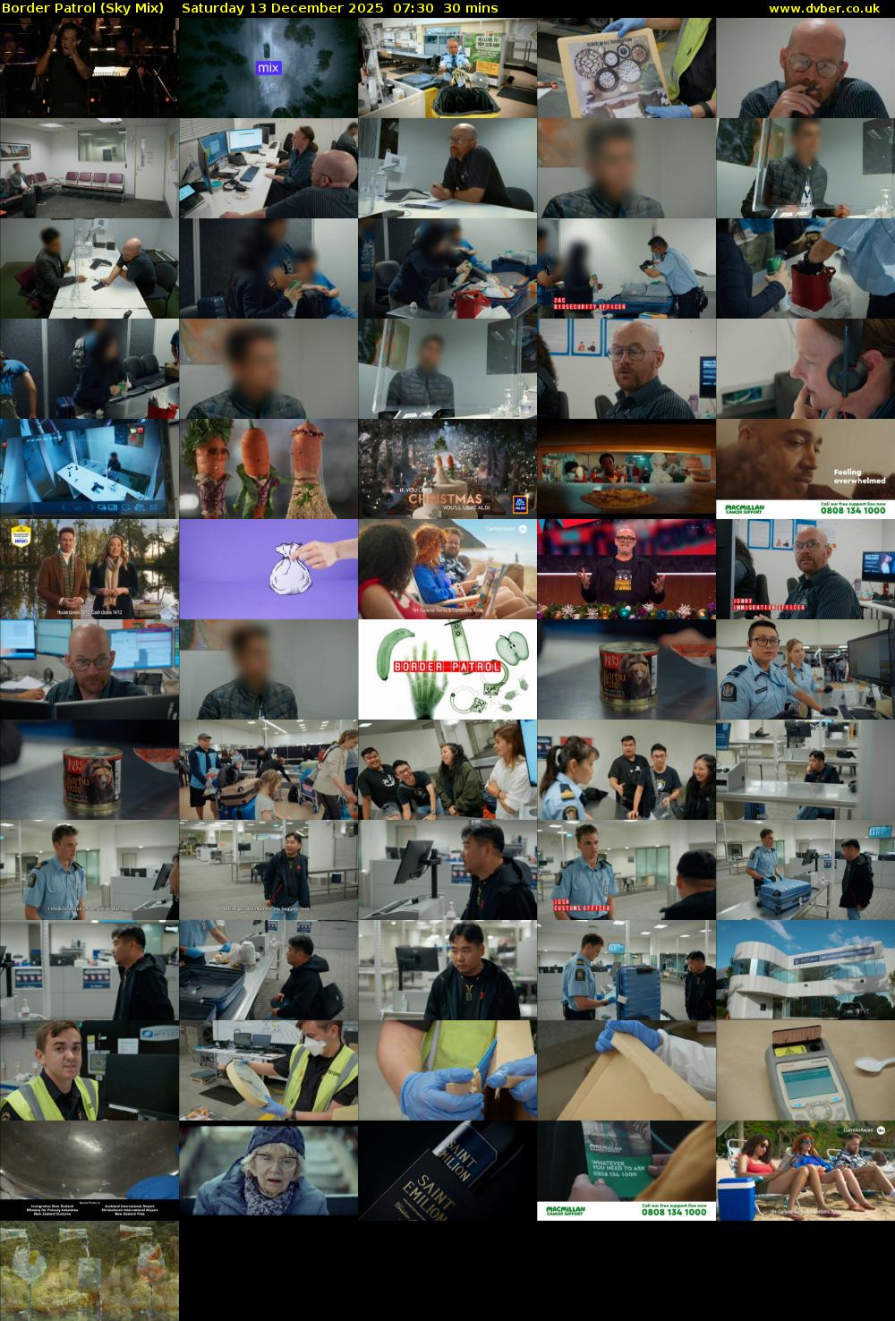Border Patrol (Sky Mix) Saturday 13 December 2025 07:30 - 08:00