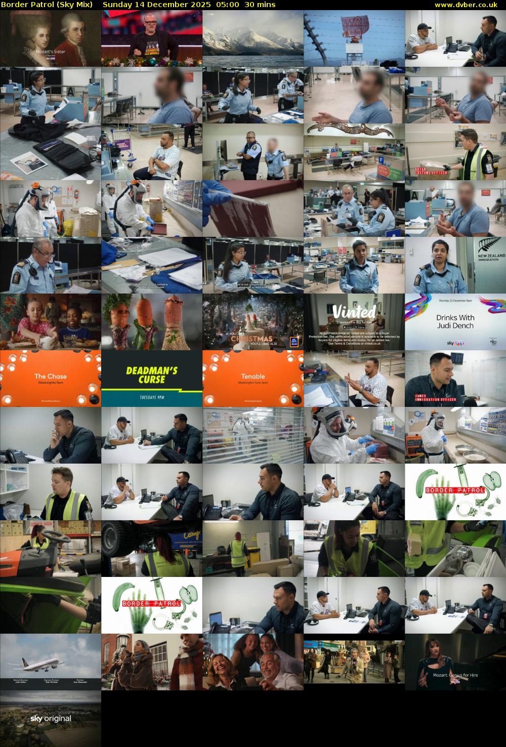 Border Patrol (Sky Mix) Sunday 14 December 2025 05:00 - 05:30