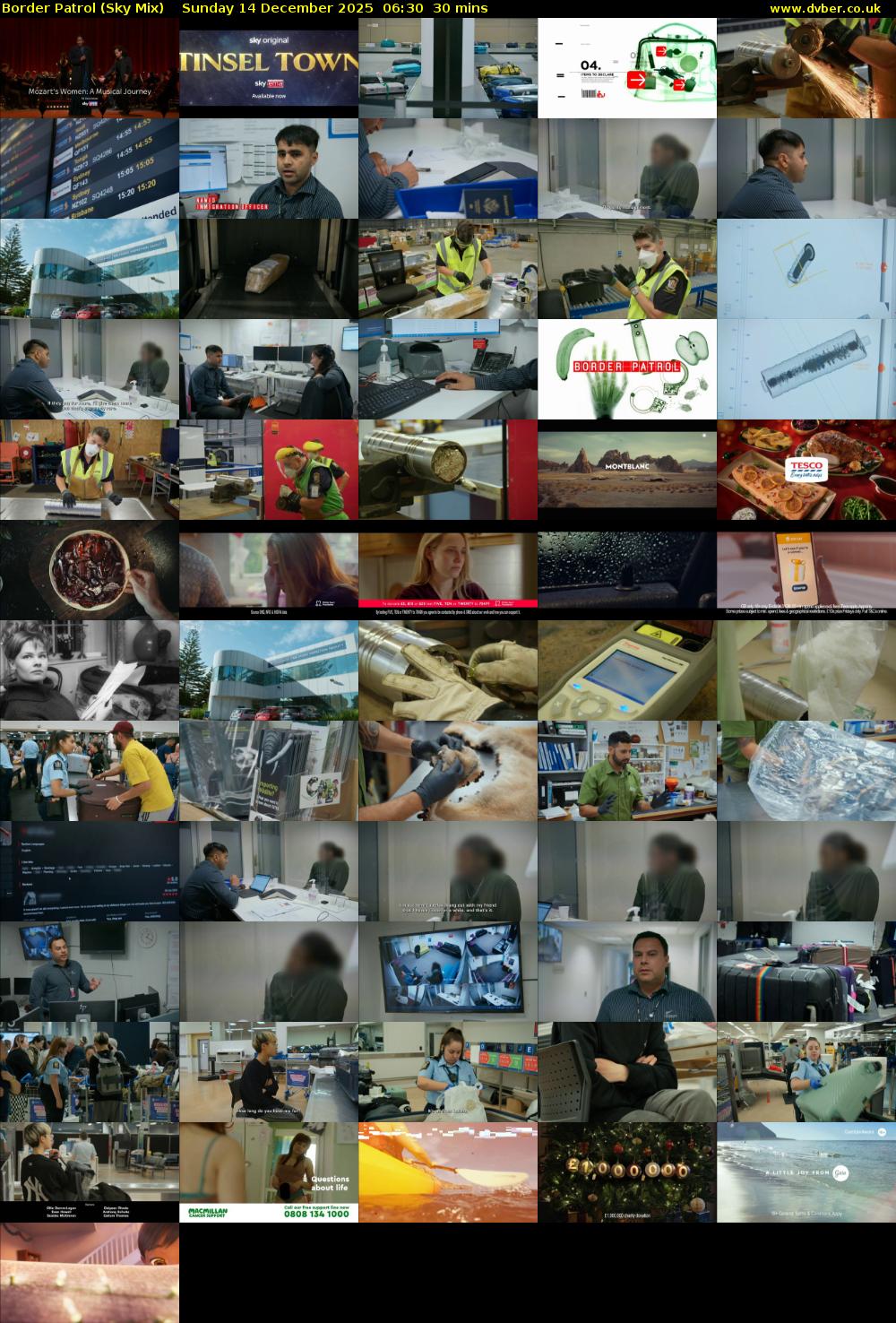 Border Patrol (Sky Mix) Sunday 14 December 2025 06:30 - 07:00