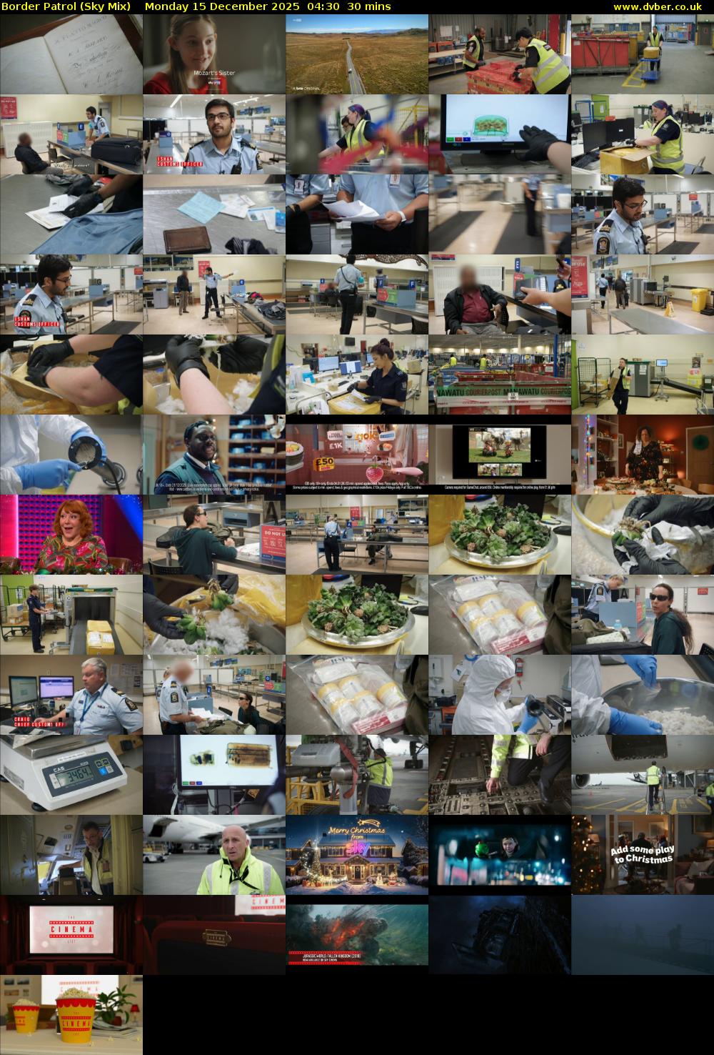 Border Patrol (Sky Mix) Monday 15 December 2025 04:30 - 05:00