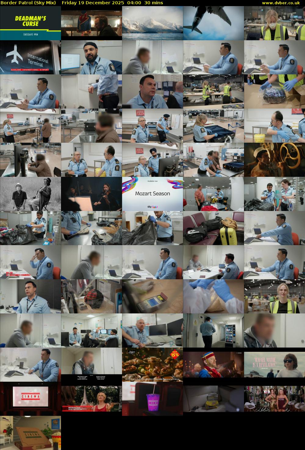 Border Patrol (Sky Mix) Friday 19 December 2025 04:00 - 04:30