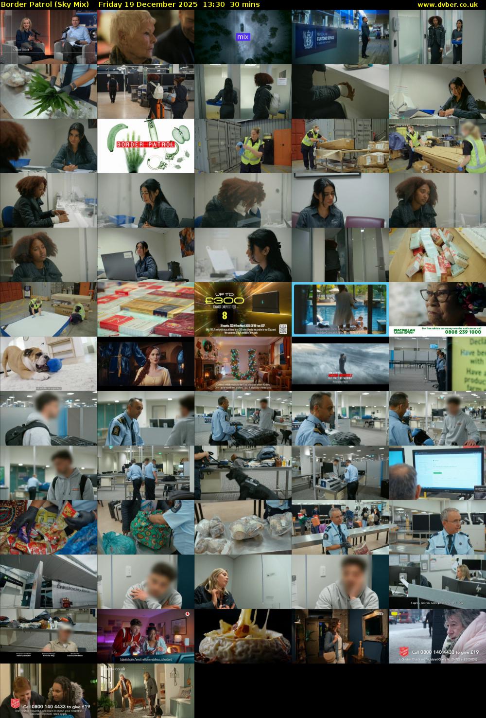 Border Patrol (Sky Mix) Friday 19 December 2025 13:30 - 14:00