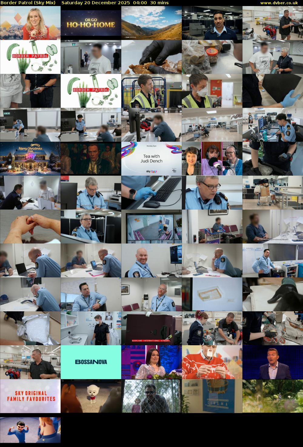 Border Patrol (Sky Mix) Saturday 20 December 2025 04:00 - 04:30