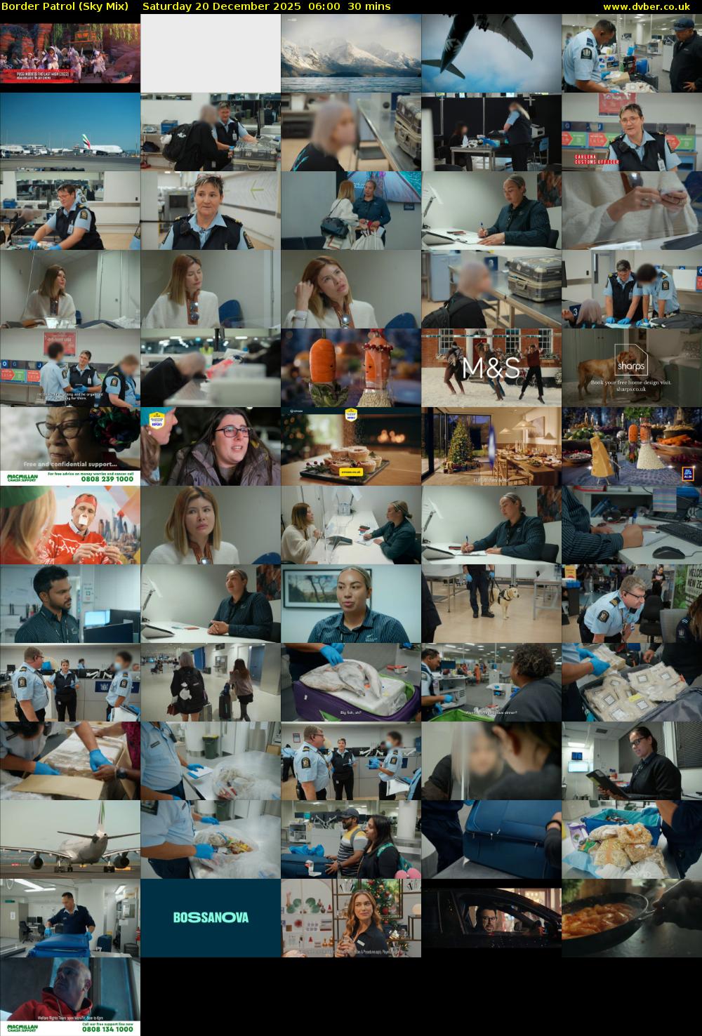 Border Patrol (Sky Mix) Saturday 20 December 2025 06:00 - 06:30