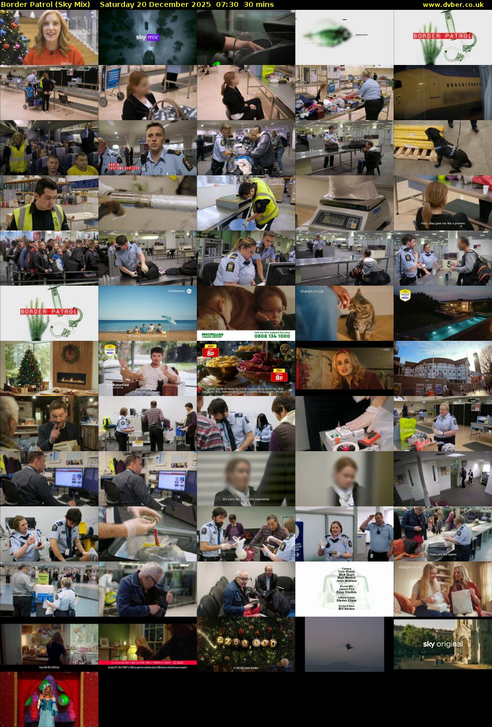 Border Patrol (Sky Mix) Saturday 20 December 2025 07:30 - 08:00