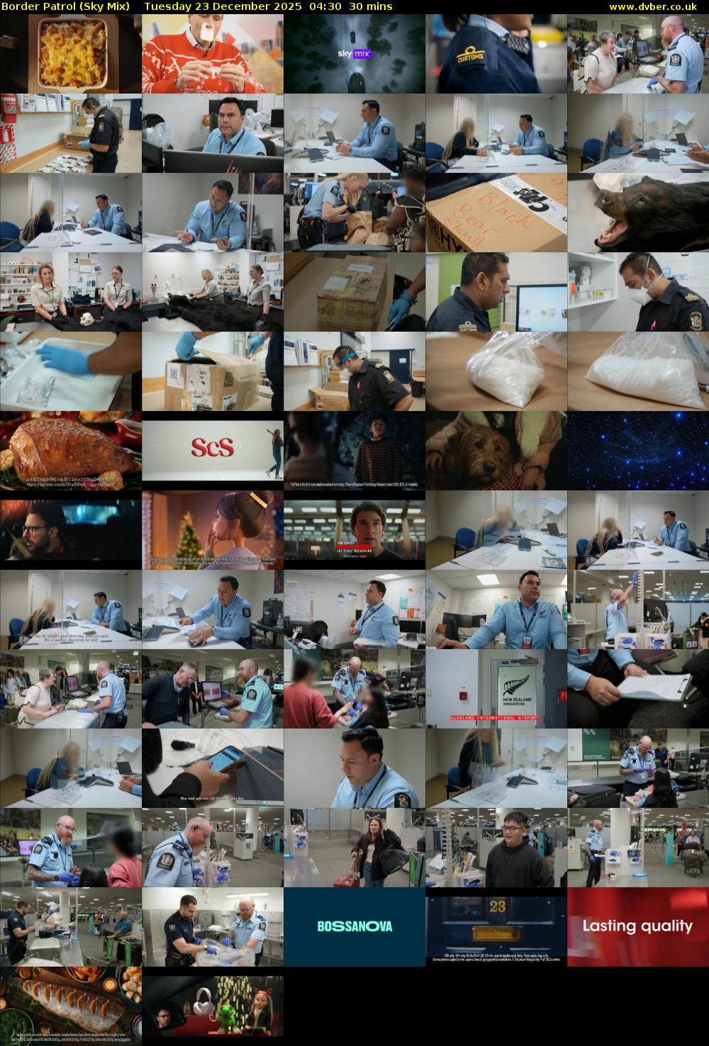 Border Patrol (Sky Mix) Tuesday 23 December 2025 04:30 - 05:00