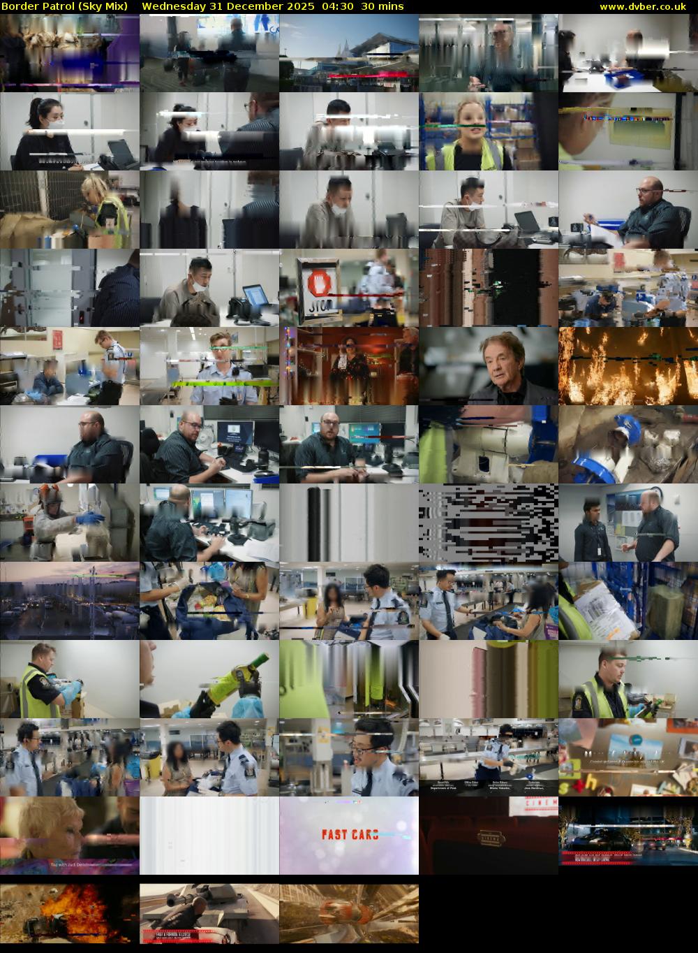 Border Patrol (Sky Mix) Wednesday 31 December 2025 04:30 - 05:00