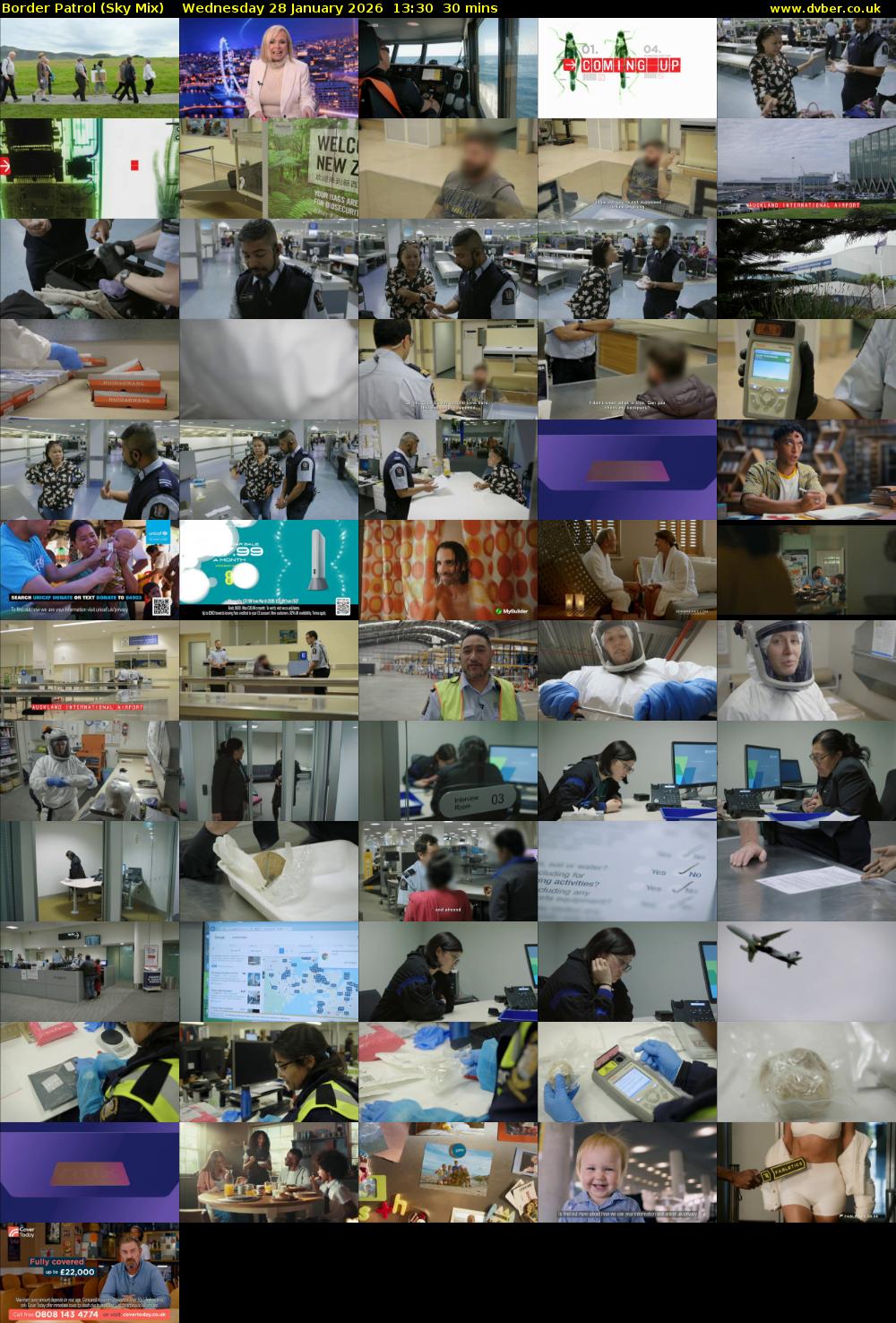 Border Patrol (Sky Mix) Wednesday 28 January 2026 13:30 - 14:00