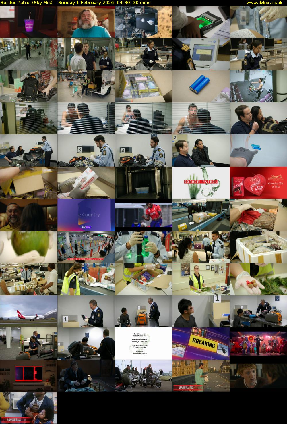 Border Patrol (Sky Mix) Sunday 1 February 2026 04:30 - 05:00