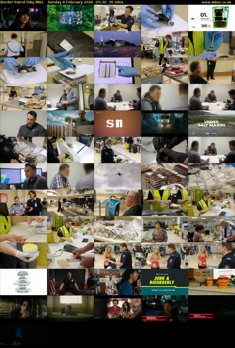 Border Patrol (Sky Mix) Sunday 8 February 2026 05:30 - 06:00