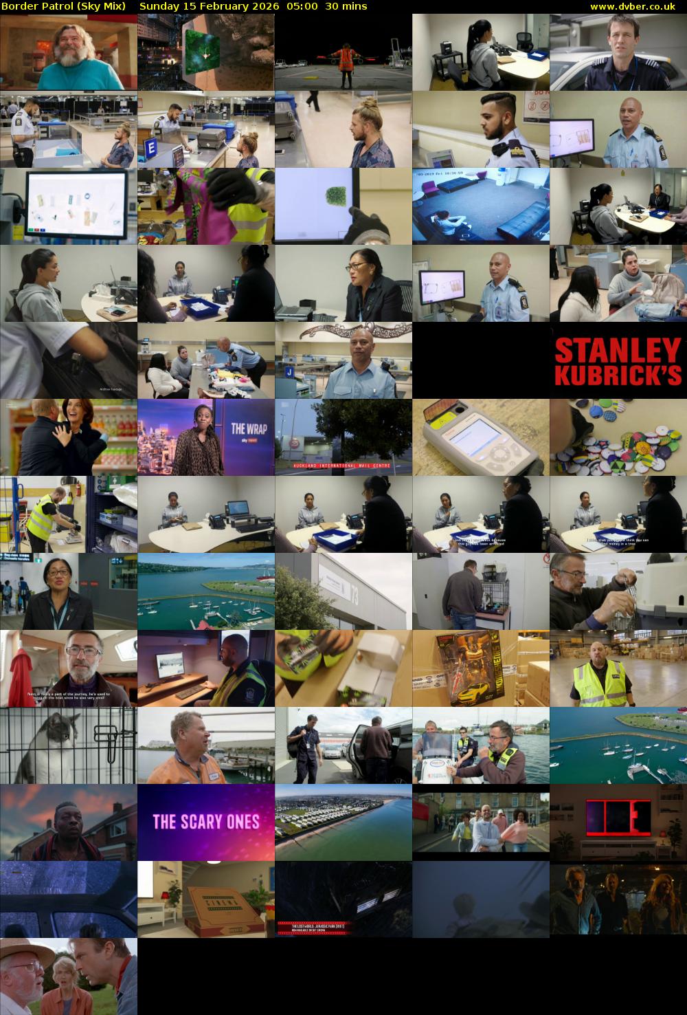 Border Patrol (Sky Mix) Sunday 15 February 2026 05:00 - 05:30