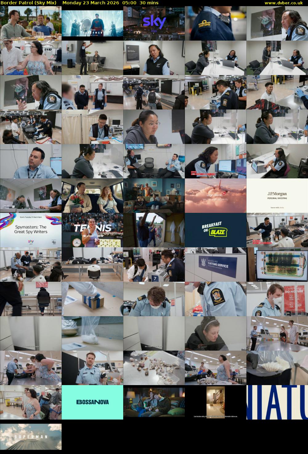 Border Patrol (Sky Mix) Monday 23 March 2026 05:00 - 05:30