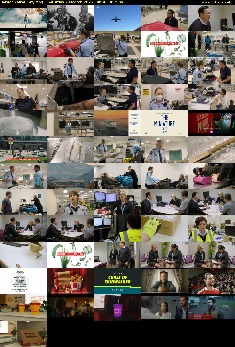 Border Patrol (Sky Mix) Saturday 28 March 2026 04:00 - 04:30