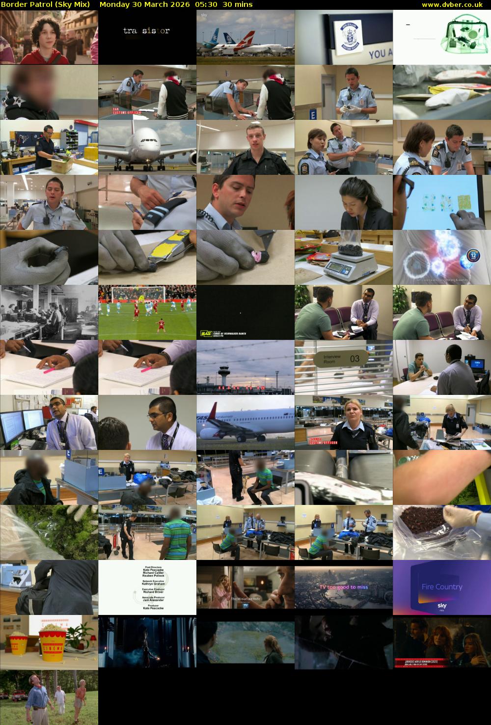 Border Patrol (Sky Mix) Monday 30 March 2026 05:30 - 06:00