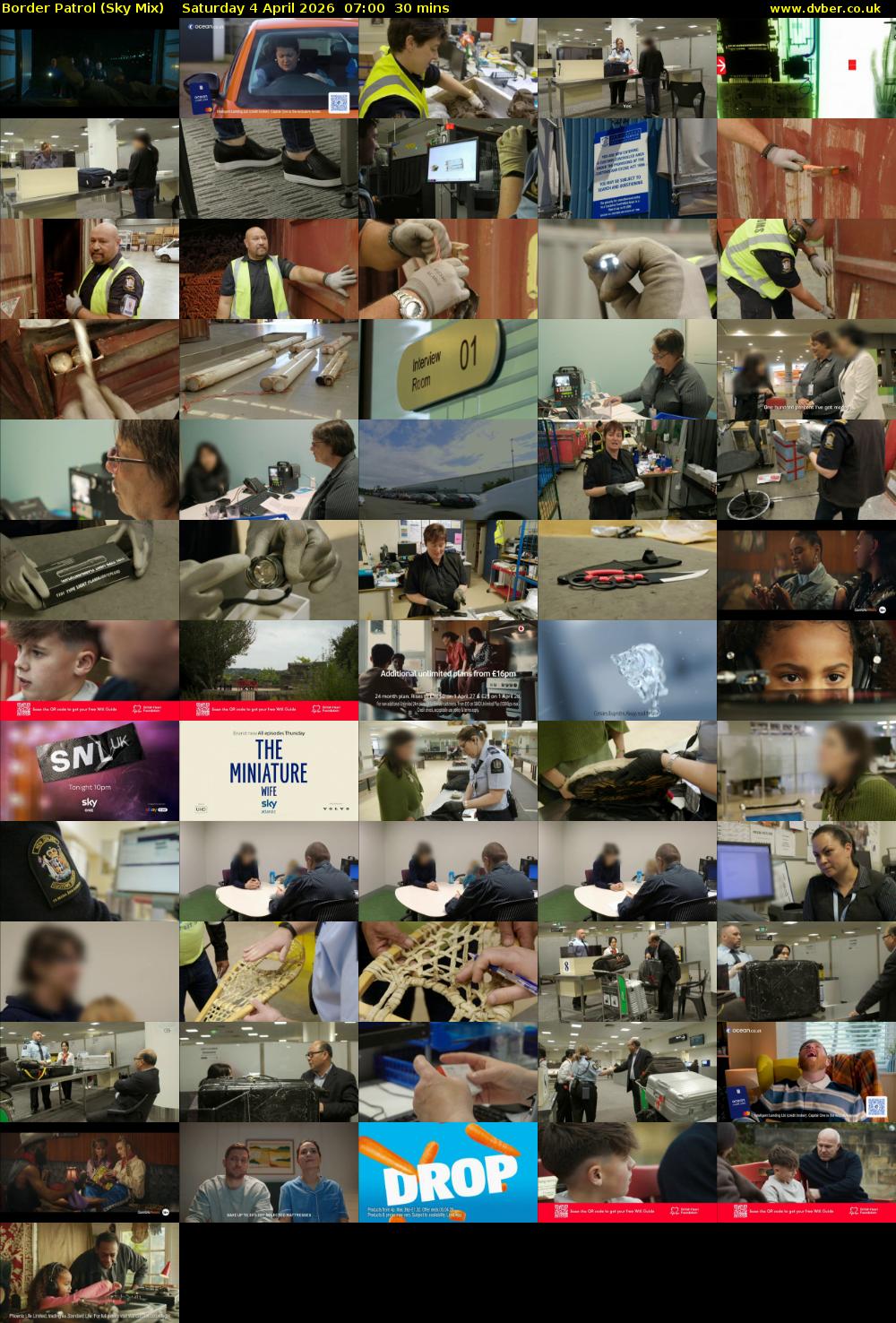 Border Patrol (Sky Mix) Saturday 4 April 2026 07:00 - 07:30