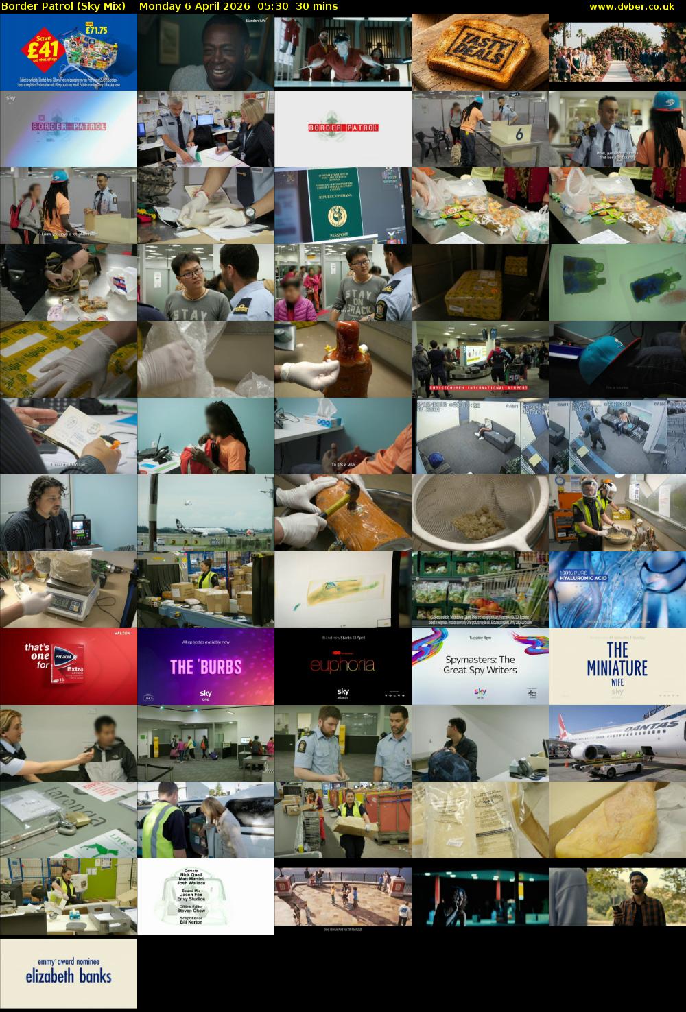 Border Patrol (Sky Mix) Monday 6 April 2026 05:30 - 06:00