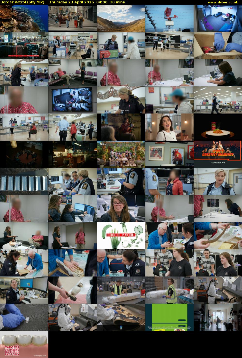 Border Patrol (Sky Mix) Thursday 23 April 2026 04:00 - 04:30