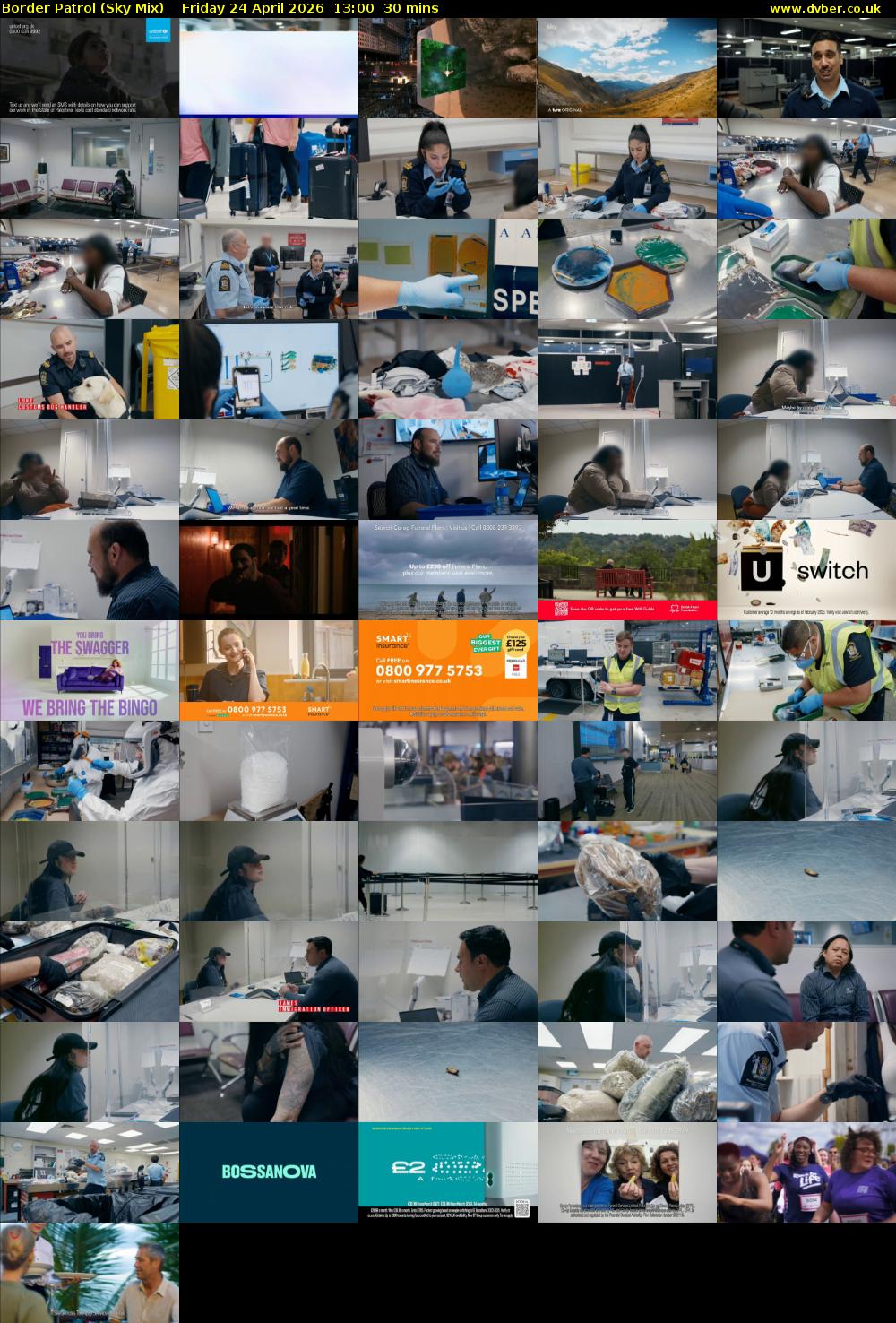 Border Patrol (Sky Mix) Friday 24 April 2026 13:00 - 13:30