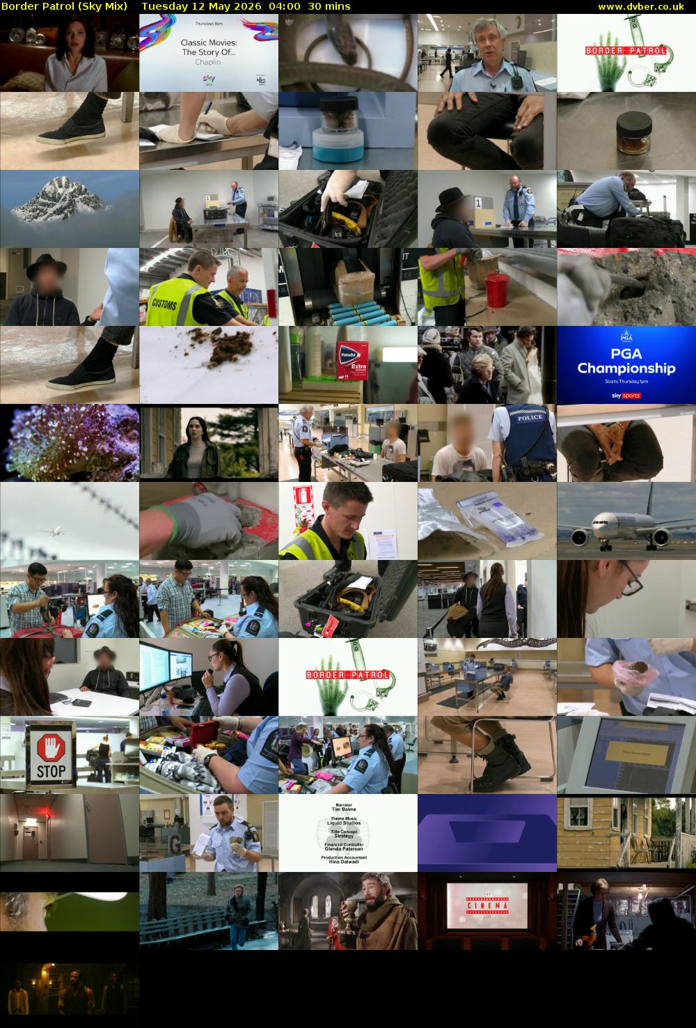 Border Patrol (Sky Mix) Tuesday 12 May 2026 04:00 - 04:30