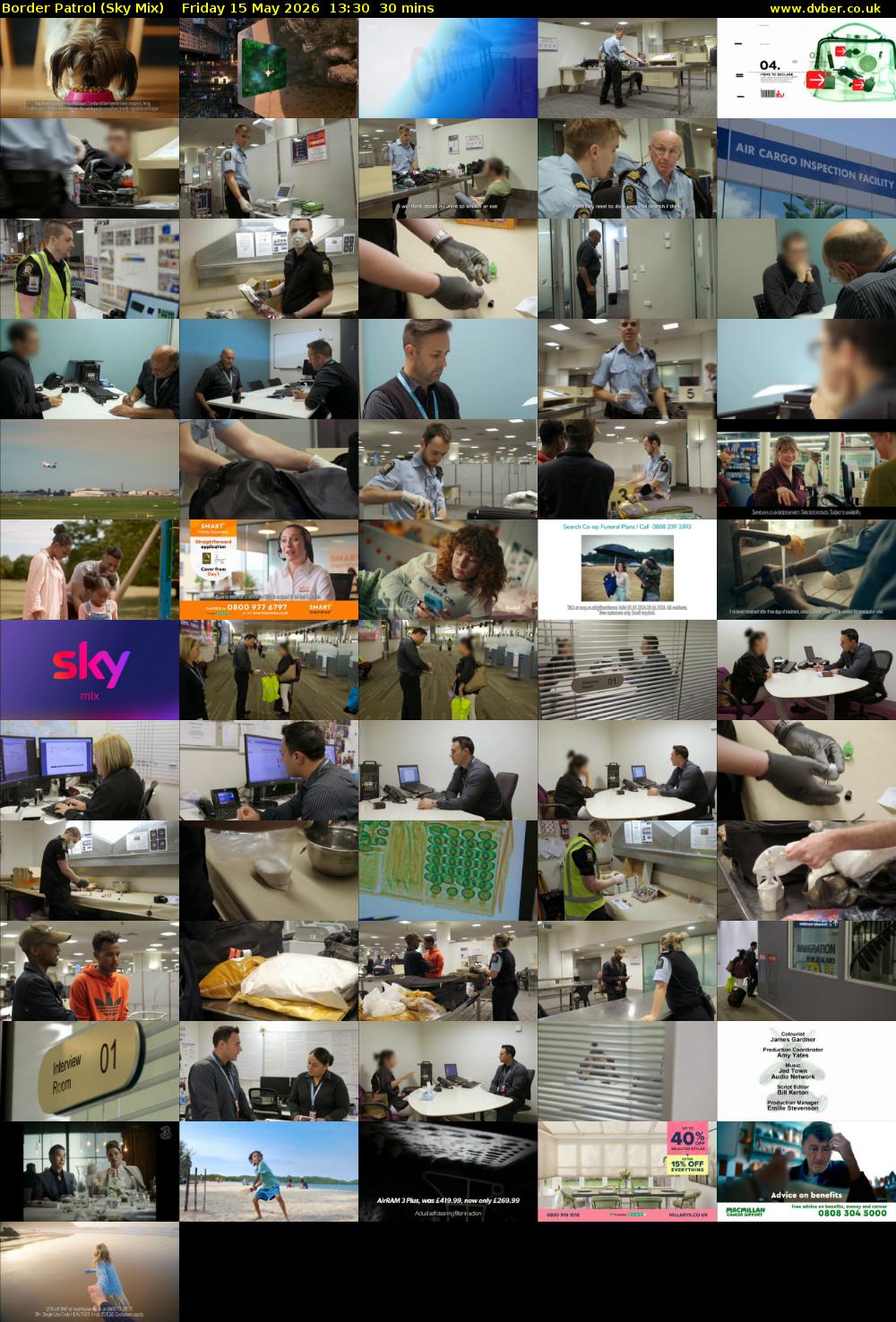 Border Patrol (Sky Mix) Friday 15 May 2026 13:30 - 14:00