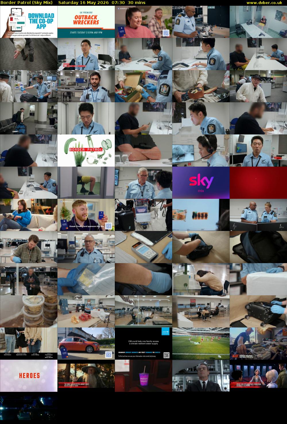 Border Patrol (Sky Mix) Saturday 16 May 2026 07:30 - 08:00