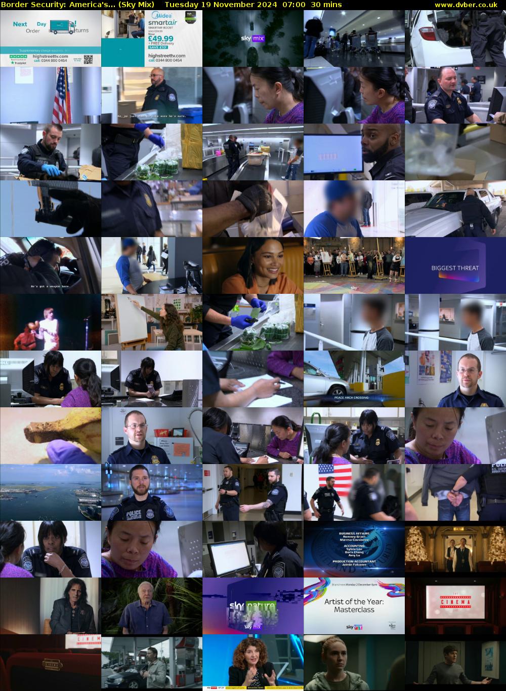 Border Security: America's... (Sky Mix) Tuesday 19 November 2024 07:00 - 07:30
