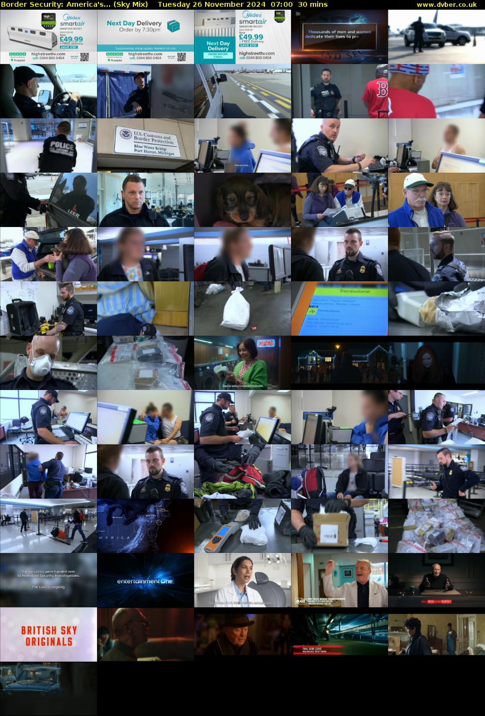 Border Security: America's... (Sky Mix) Tuesday 26 November 2024 07:00 - 07:30
