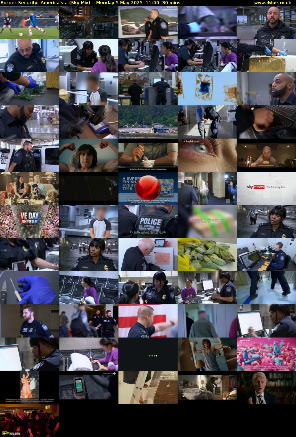 Border Security: America's... (Sky Mix) Monday 5 May 2025 11:00 - 11:30