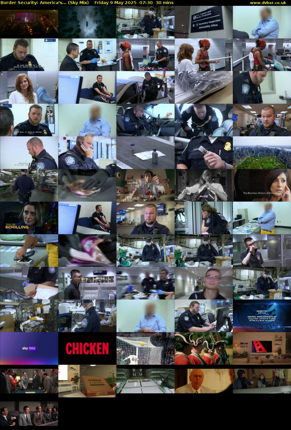 Border Security: America's... (Sky Mix) Friday 9 May 2025 07:30 - 08:00