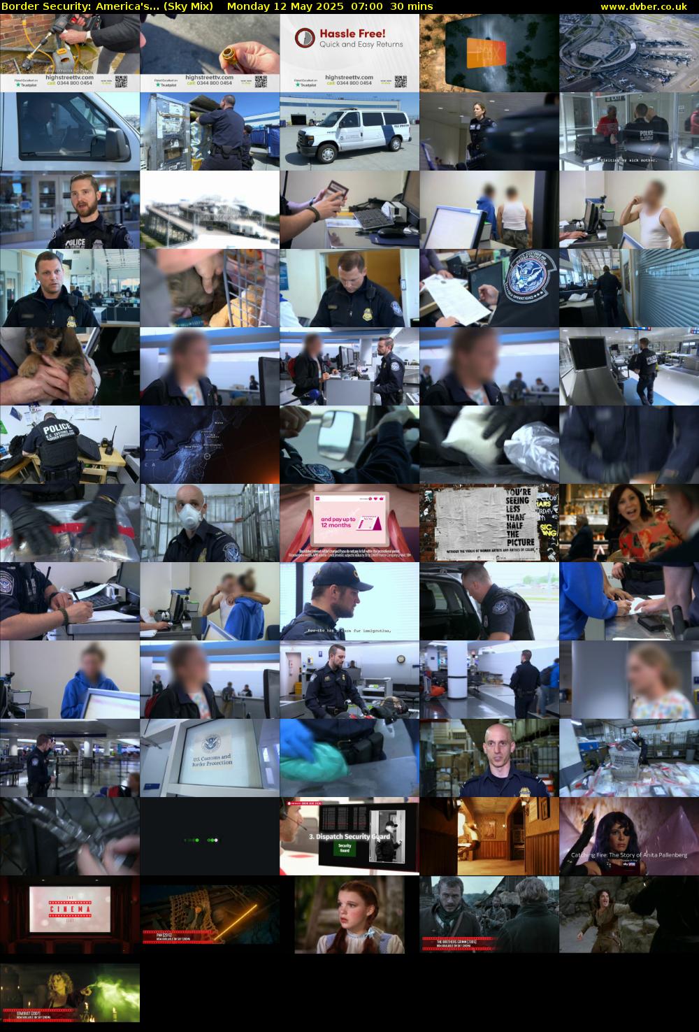Border Security: America's... (Sky Mix) Monday 12 May 2025 07:00 - 07:30