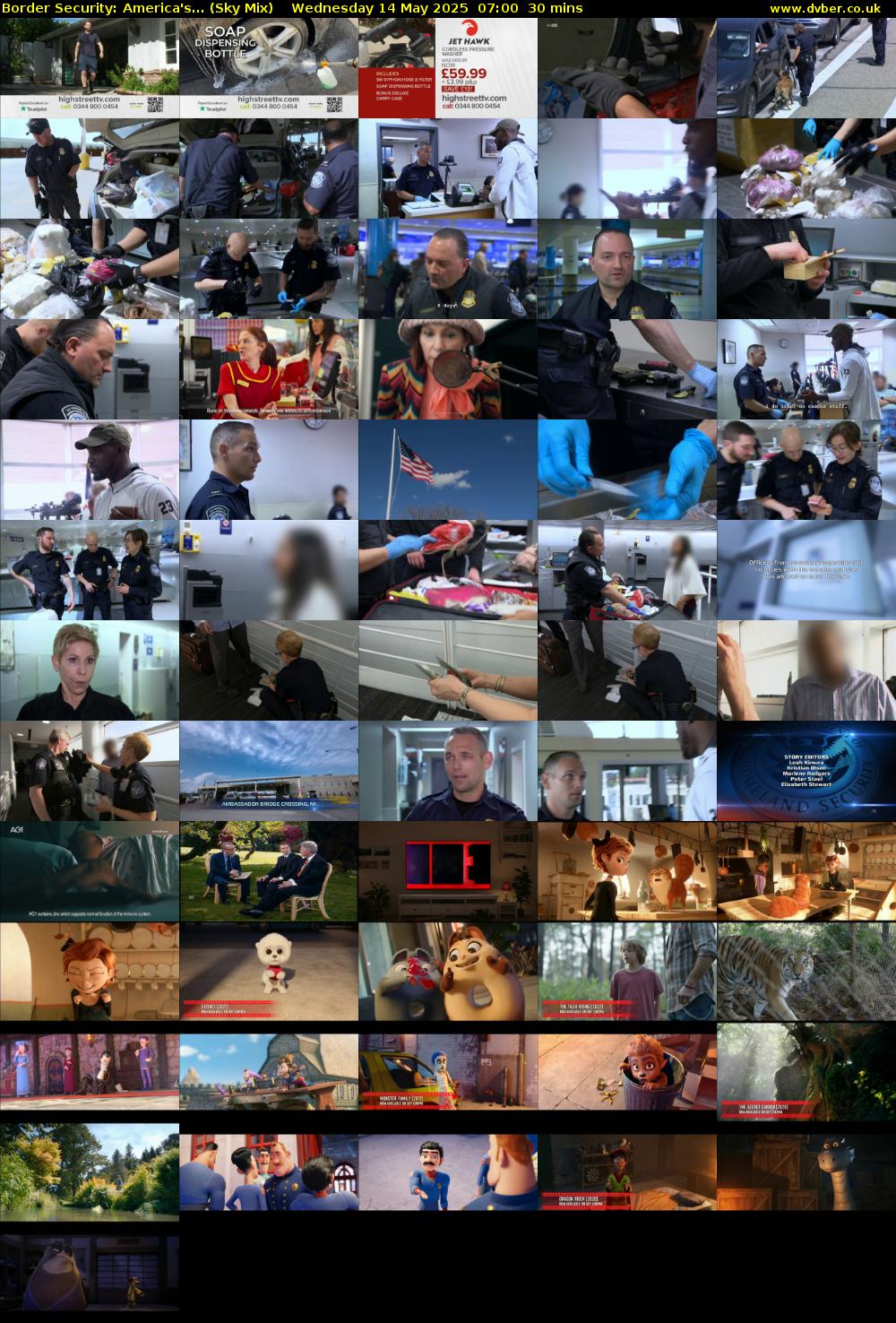 Border Security: America's... (Sky Mix) Wednesday 14 May 2025 07:00 - 07:30