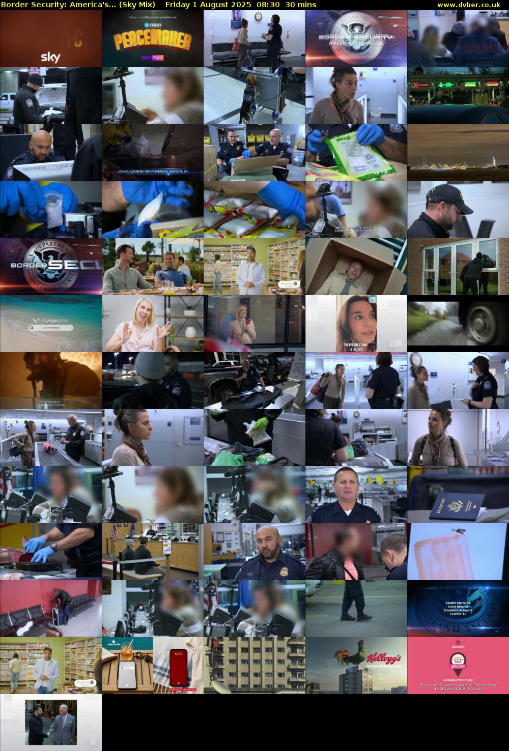 Border Security: America's... (Sky Mix) Friday 1 August 2025 08:30 - 09:00