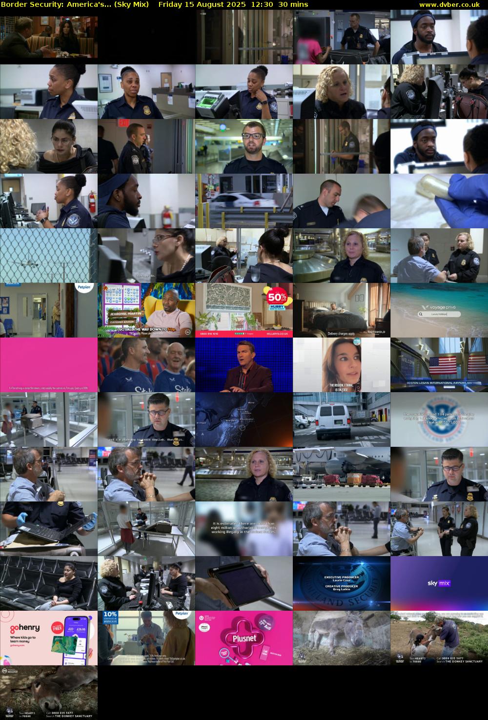 Border Security: America's... (Sky Mix) Friday 15 August 2025 12:30 - 13:00