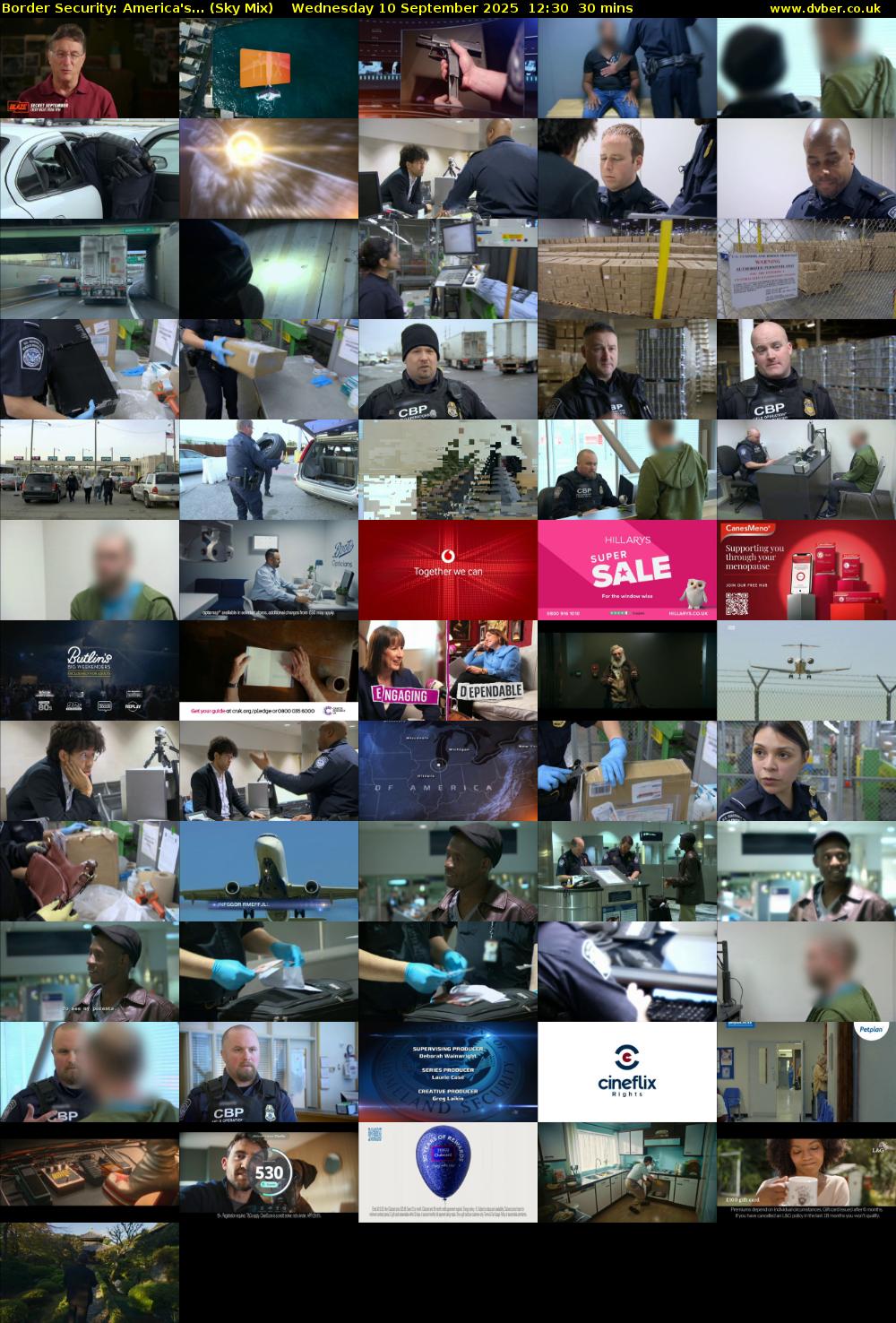 Border Security: America's... (Sky Mix) Wednesday 10 September 2025 12:30 - 13:00
