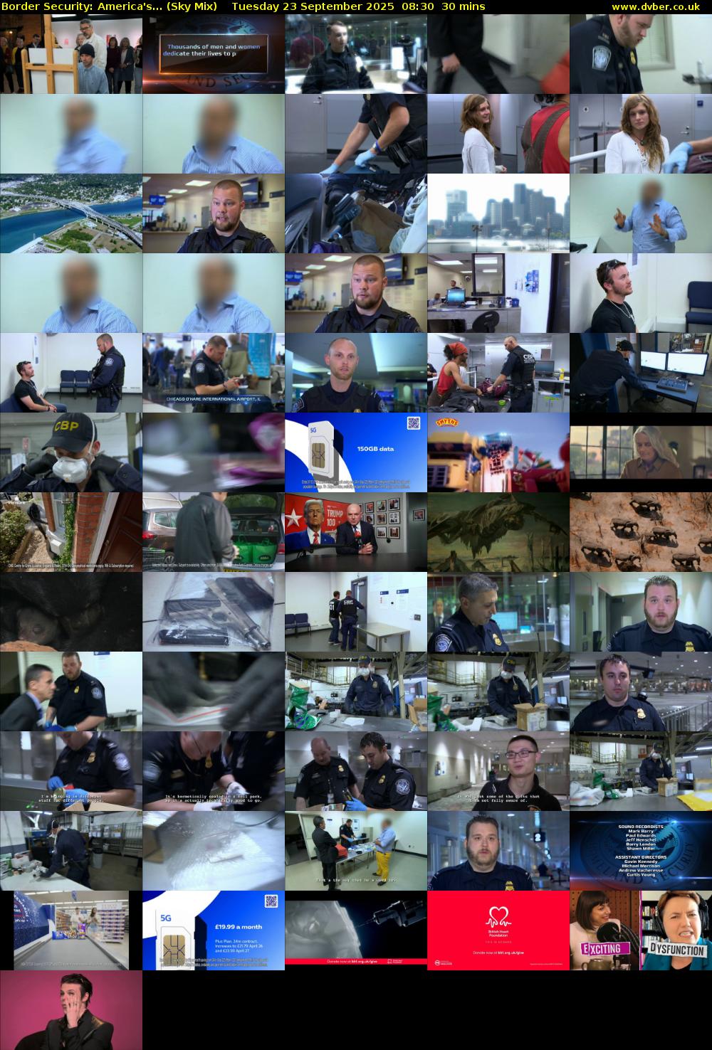Border Security: America's... (Sky Mix) Tuesday 23 September 2025 08:30 - 09:00