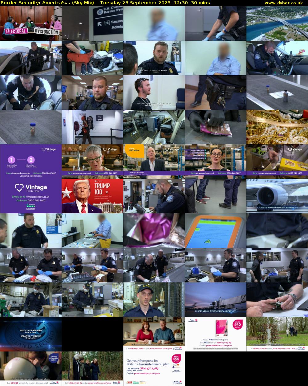 Border Security: America's... (Sky Mix) Tuesday 23 September 2025 12:30 - 13:00