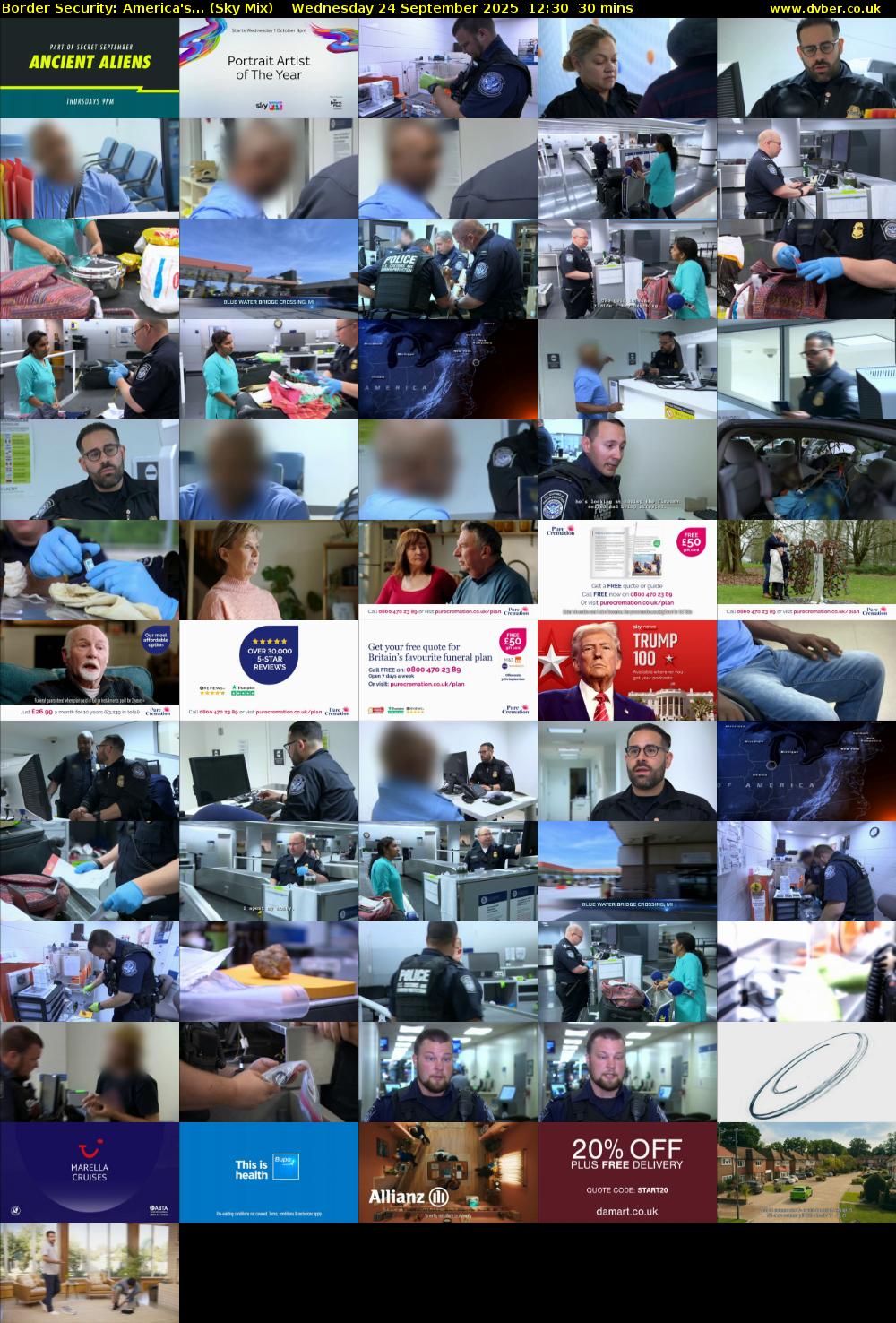Border Security: America's... (Sky Mix) Wednesday 24 September 2025 12:30 - 13:00