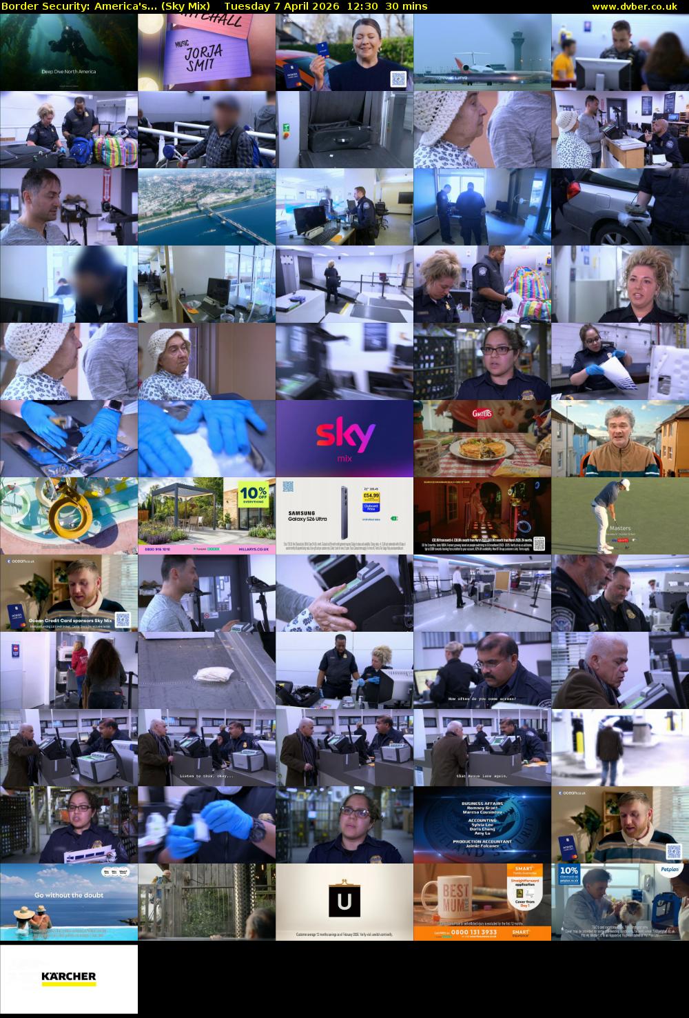 Border Security: America's... (Sky Mix) Tuesday 7 April 2026 12:30 - 13:00