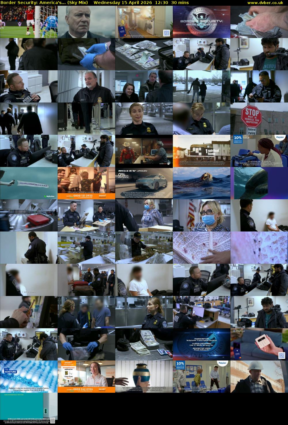 Border Security: America's... (Sky Mix) Wednesday 15 April 2026 12:30 - 13:00