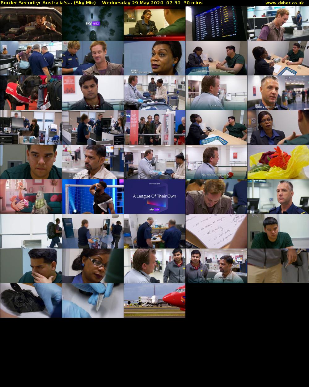 Border Security: Australia's... (Sky Mix) Wednesday 29 May 2024 07:30 - 08:00