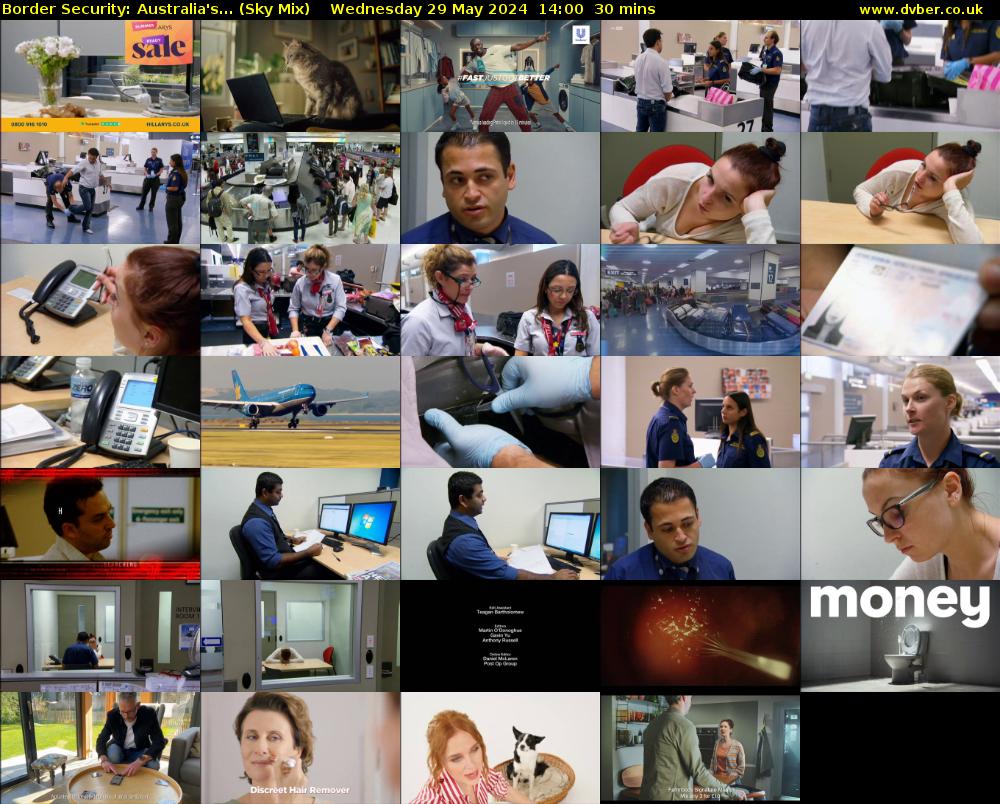 Border Security: Australia's... (Sky Mix) Wednesday 29 May 2024 14:00 - 14:30